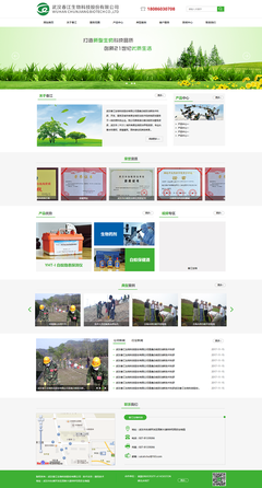 武汉春江生物科技股份有限公司 网站建设